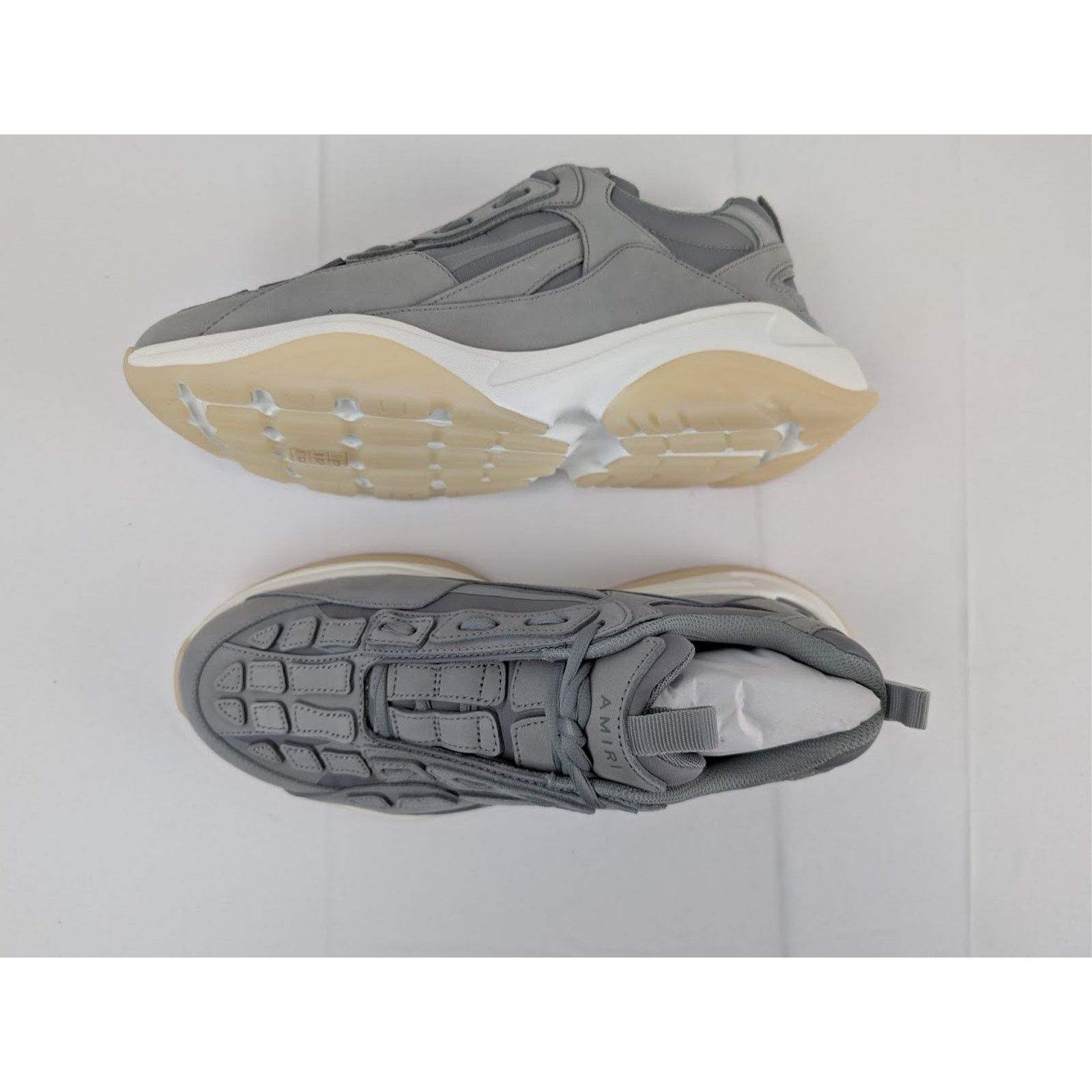 Amiri o1rshd1 Q:2 / Bone Runner in Gray Size US 12 / EU 45 - 1 Thumbnail