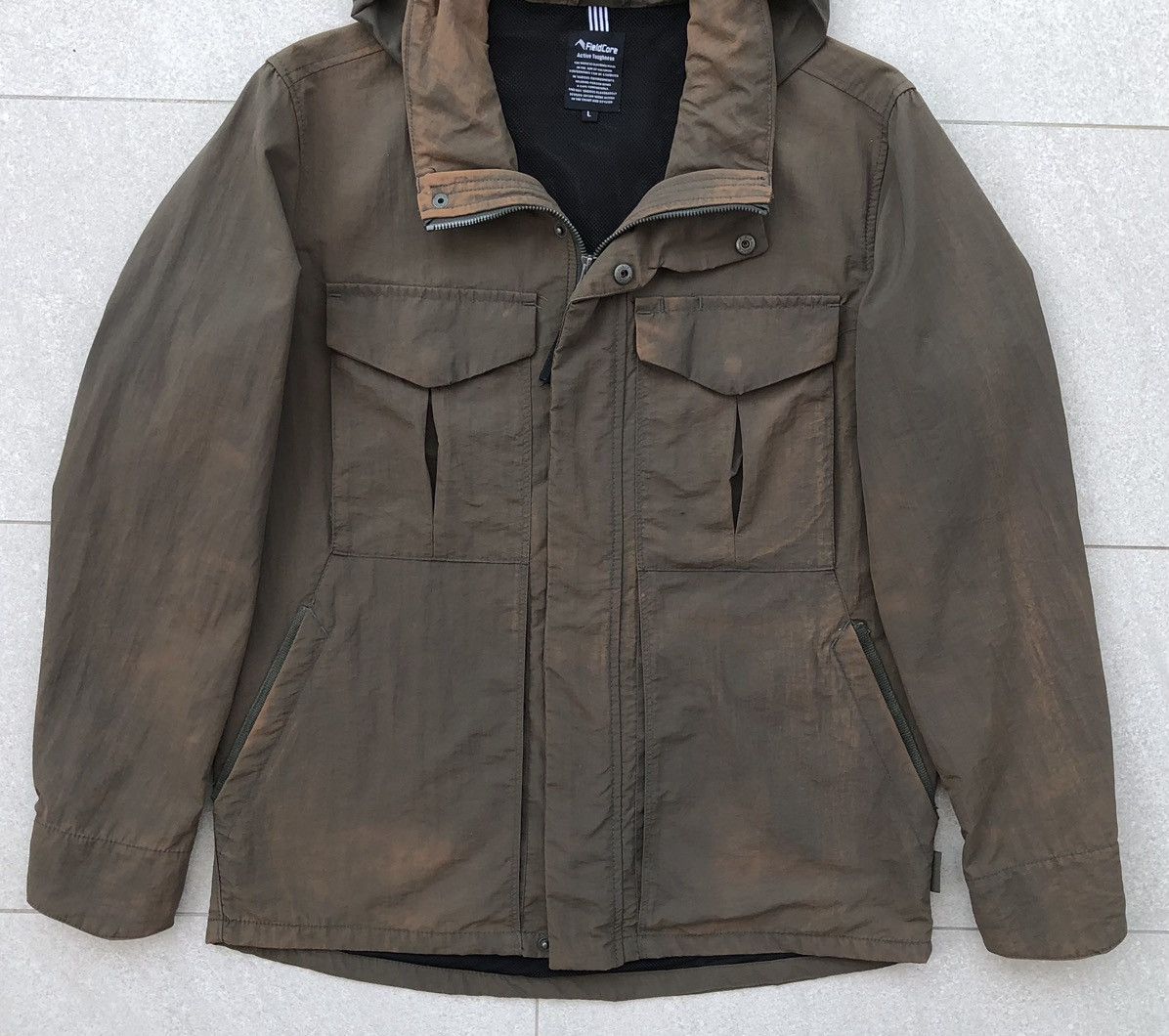 Japanese Brand A Fieldcore Wind and Water Resistant 4 Pocket Field Jacket Size US L / EU 52-54 / 3 - 6 Thumbnail