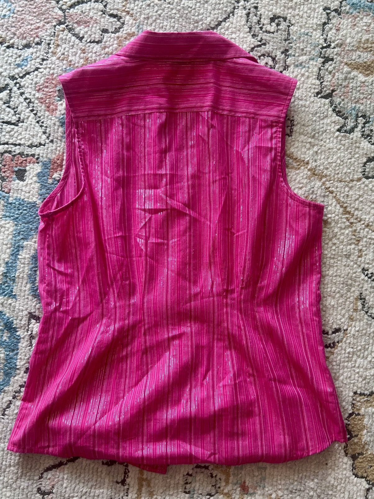 Other Jaclyn Smith Glitter Stripe Top Size S / US 4 / IT 40 - 3 Thumbnail