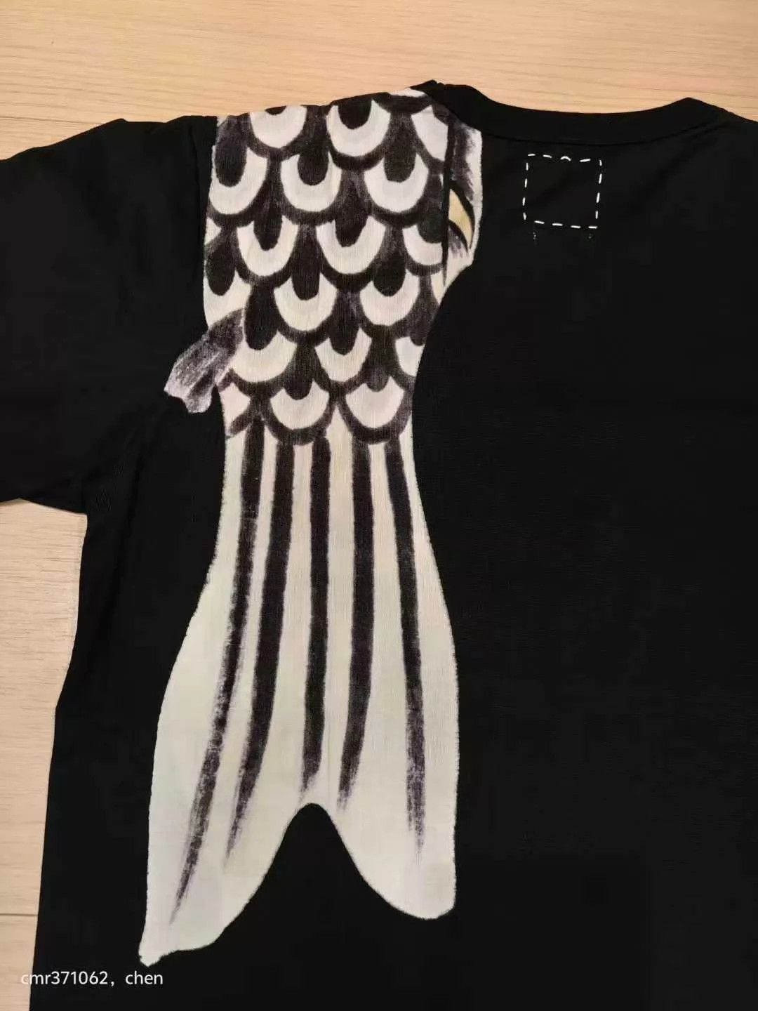 Visvim visvim 17 Upstreamer Tee Black 2 Hand-Painted Koi Size 2 Size US M / EU 48-50 / 2 - 5 Thumbnail