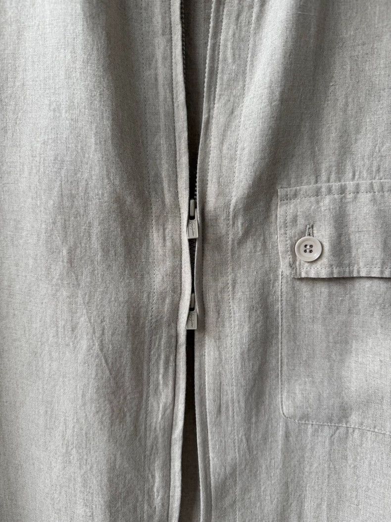 Yohji Yamamoto Yohji Yamamoto Yohji Yamamoto Linen Shirt Jacket for Men Size US M / EU 48-50 / 2 - 3 Thumbnail