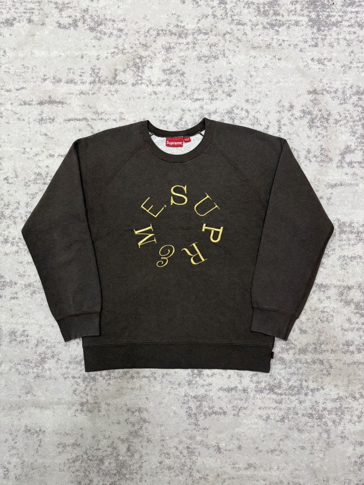 Supreme Supreme Circle Emroidery Logo Sweatshirt Size US XL / EU 56 / 4 - 3 Thumbnail