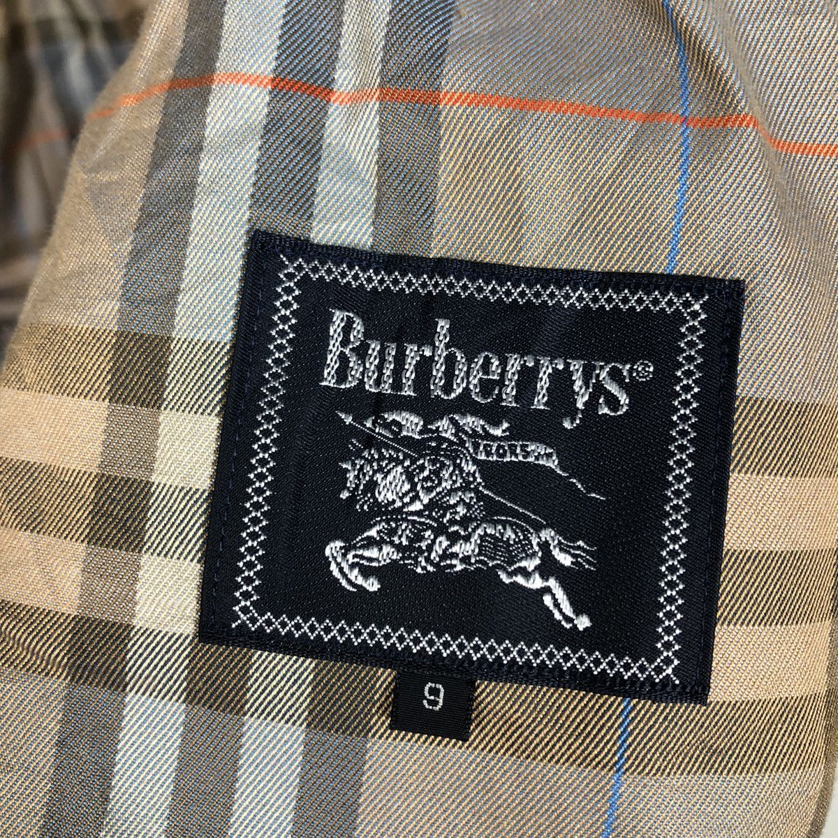 Burberry 📌Vintage Burberrys Parka Jacket Blanket Big Logo Nova Check Size M / US 6-8 / IT 42-44 - 21 Thumbnail