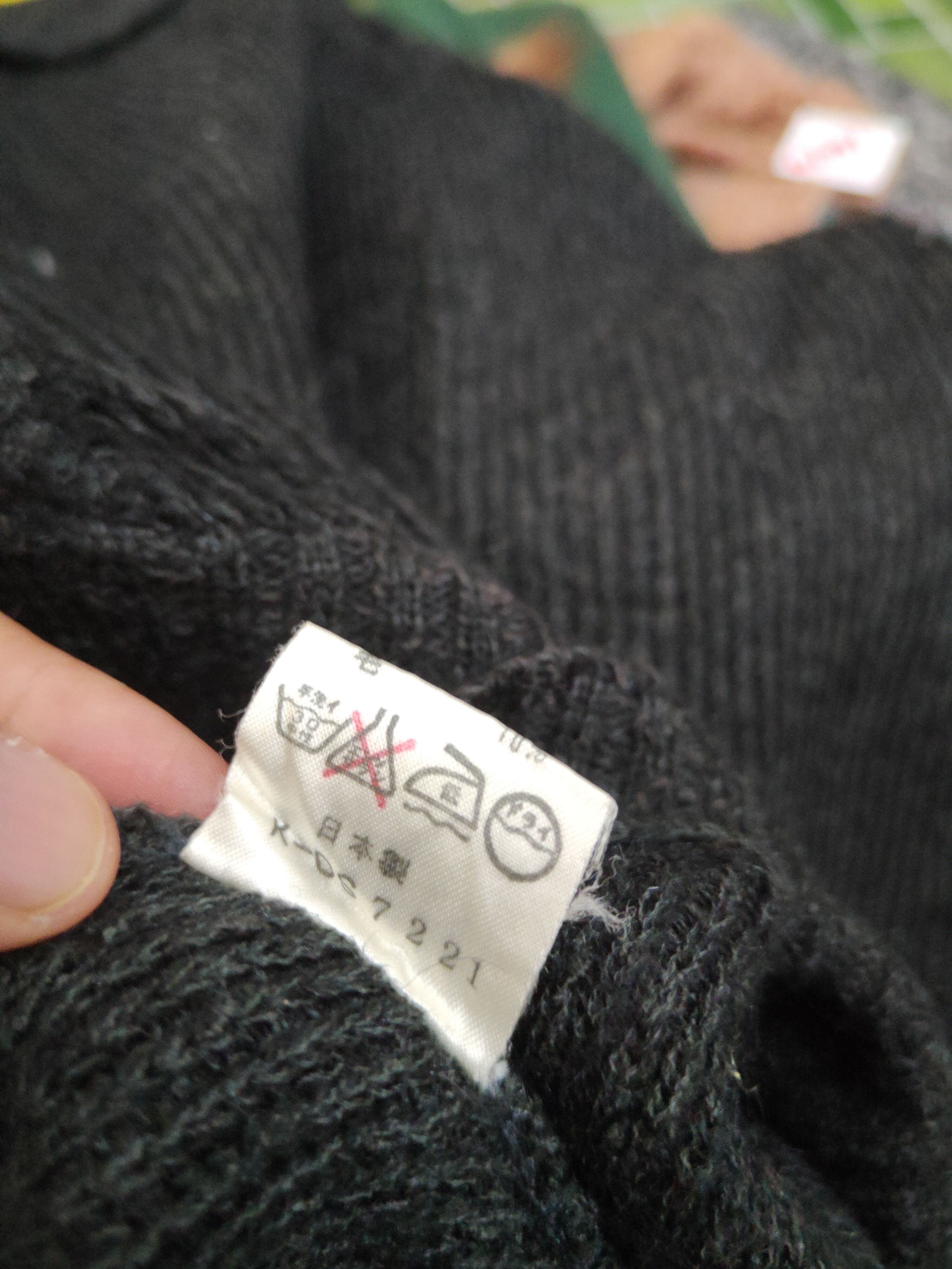 Homespun Knitwear Japanese Brand Black Knitwear Sweatshirts #W1234 Size M / US 6-8 / IT 42-44 - 10 Thumbnail