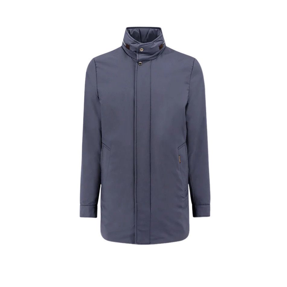 MOORER Blue Coat Jacket New (Men's size:L;)