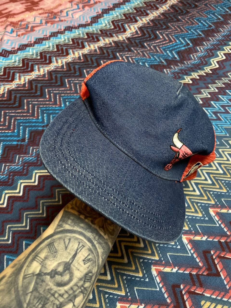 Adidas × Vintage Vintage 90s Chicago Bulls Trucker NBA Cap Hat Streetwear Size ONE SIZE - 10 Thumbnail