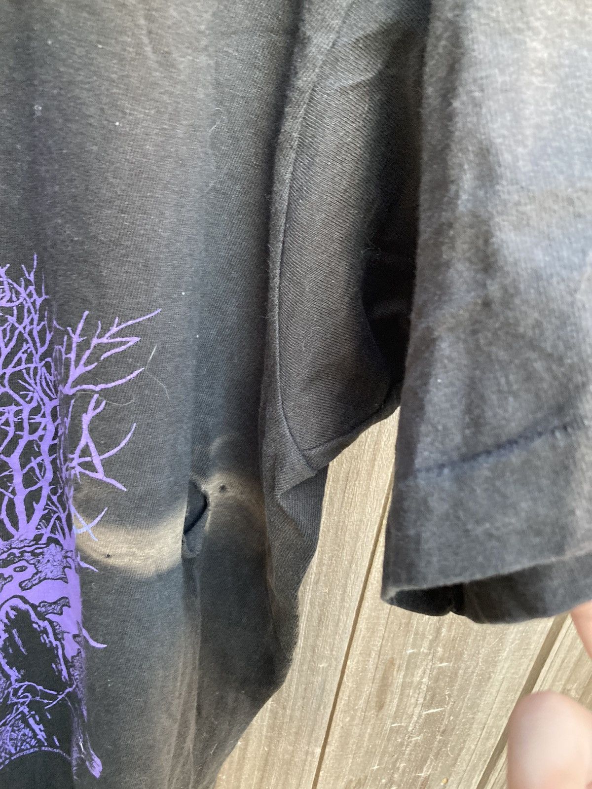 Band Tees × Vintage Vintage horror 90s army of darkness purple skeleton variant Size US XL / EU 56 / 4 - 9 Thumbnail