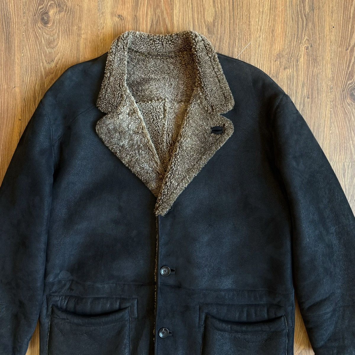 Bally Bally Shearling Jacket Cerruti 1881 Ing. Sheepskin Men’s 52 Size US L / EU 52-54 / 3 - 2 Thumbnail