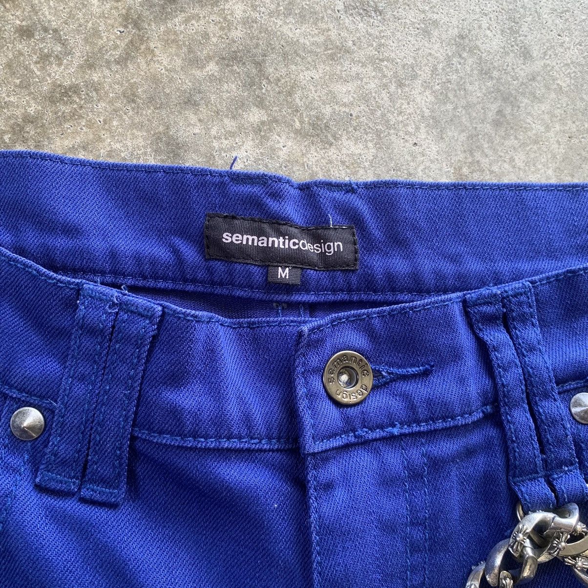 If Six Was Nine Semantic Design Black Whiskers Fading Super Blue Jeans Size US 32 / EU 48 - 5 Thumbnail