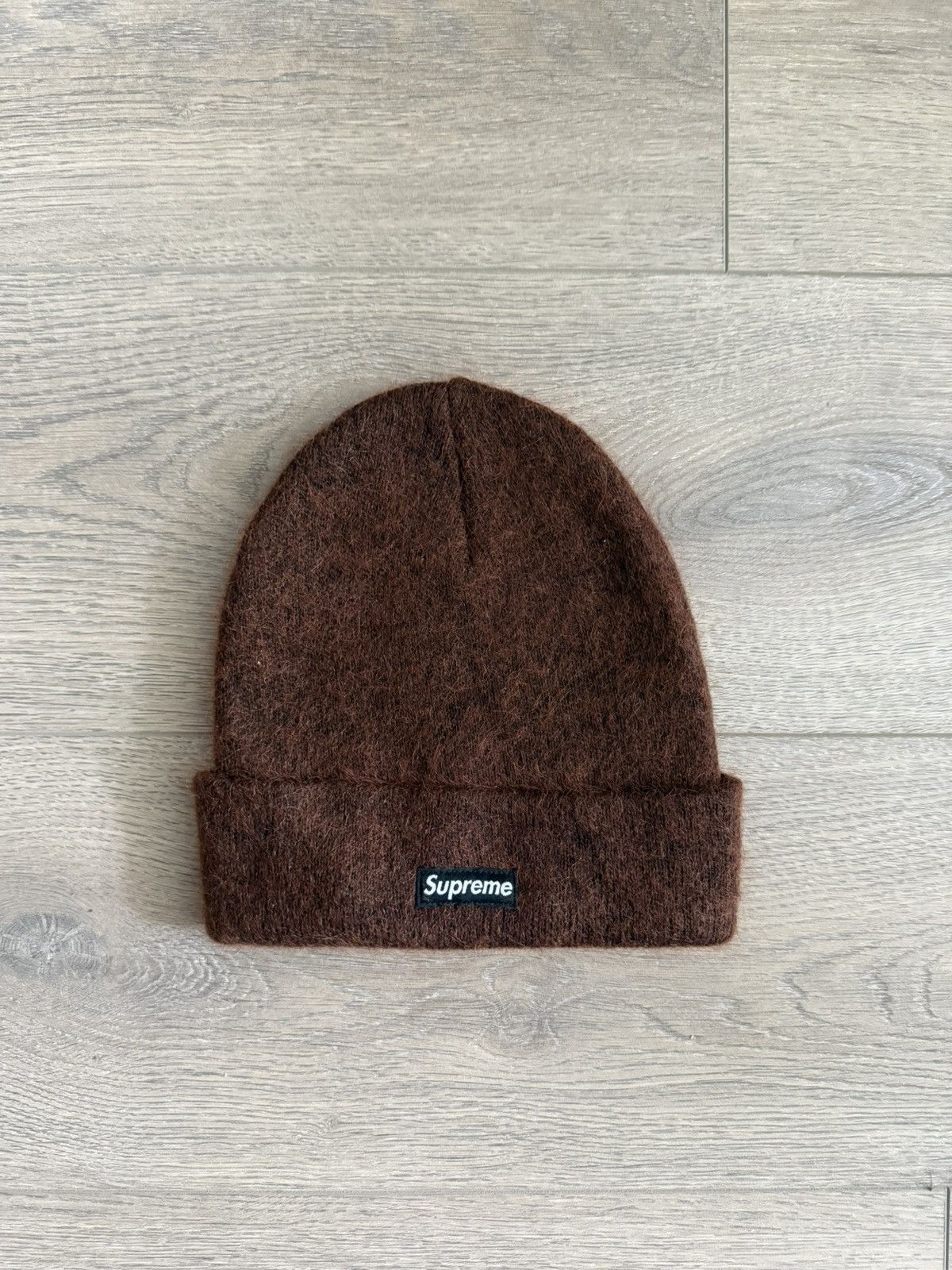 Supreme Supreme Brown Mohair Beanie Size ONE SIZE - 2 Thumbnail