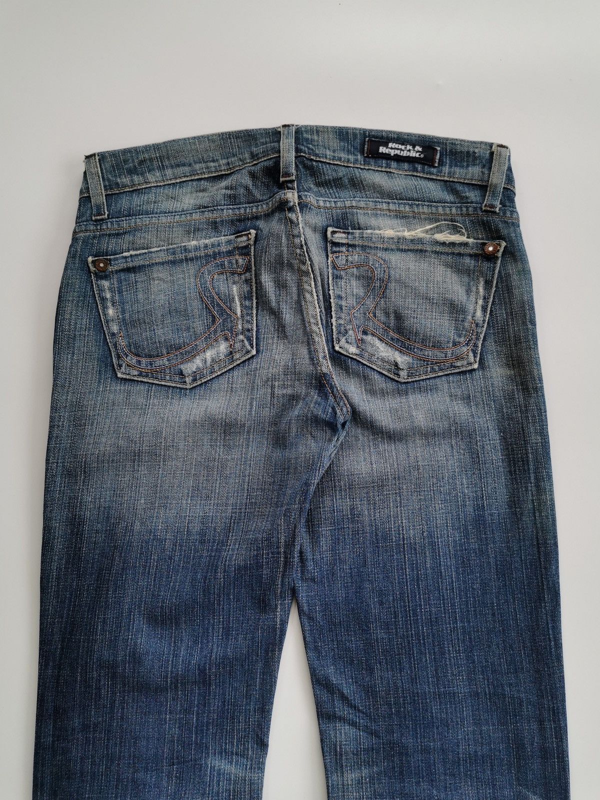 Rock & Republic Rock Republic Jagger Bootcut Distressed Jeans Size 29" - 9 Thumbnail