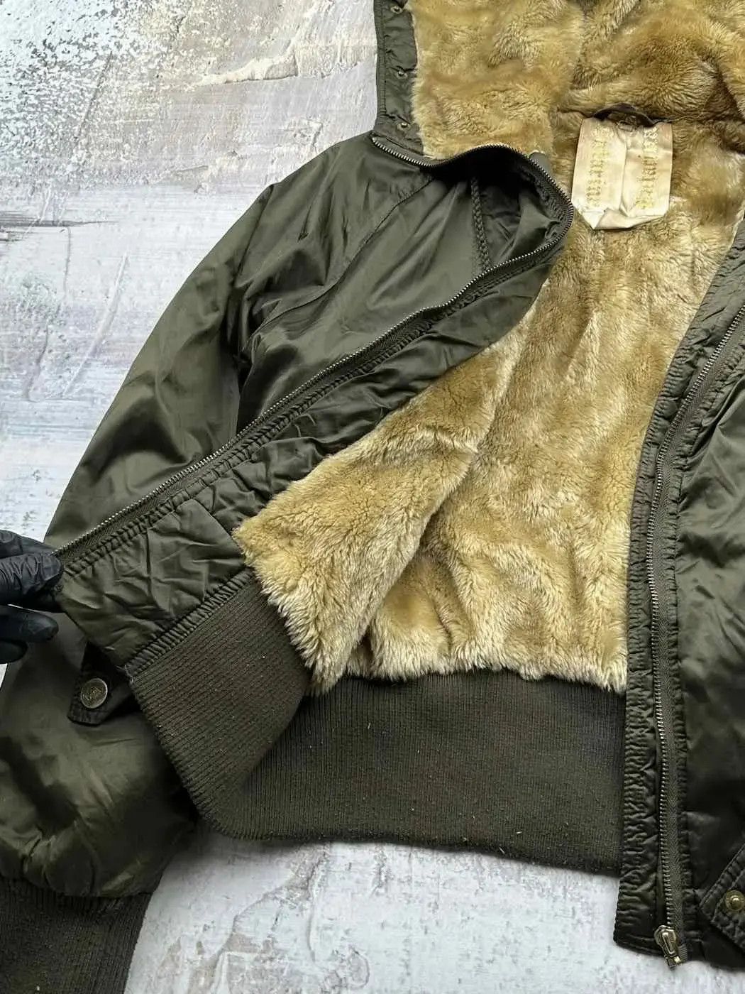 Japanese Brand × Vintage Vintage Bomber Faux Fur Jacket Size US S / EU 44-46 / 1 - 4 Thumbnail