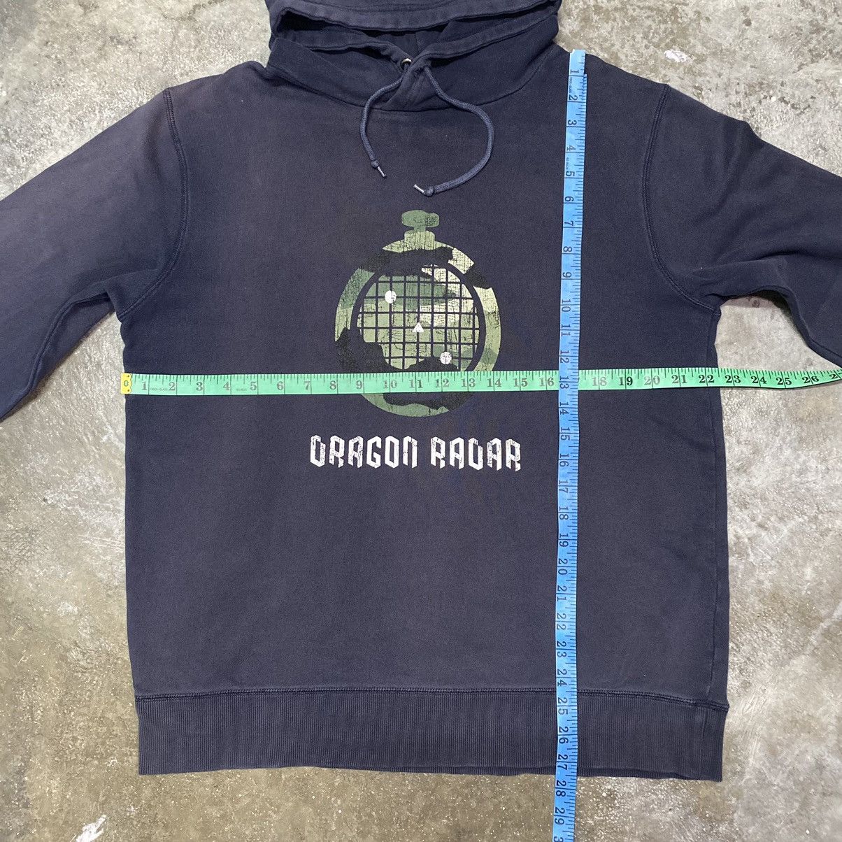 Anime × Cartoon Network × Vintage DRAGONBALL SUPER DRAGON RADAR ANIME HOODIE Size US L / EU 52-54 / 3 - 13 Thumbnail