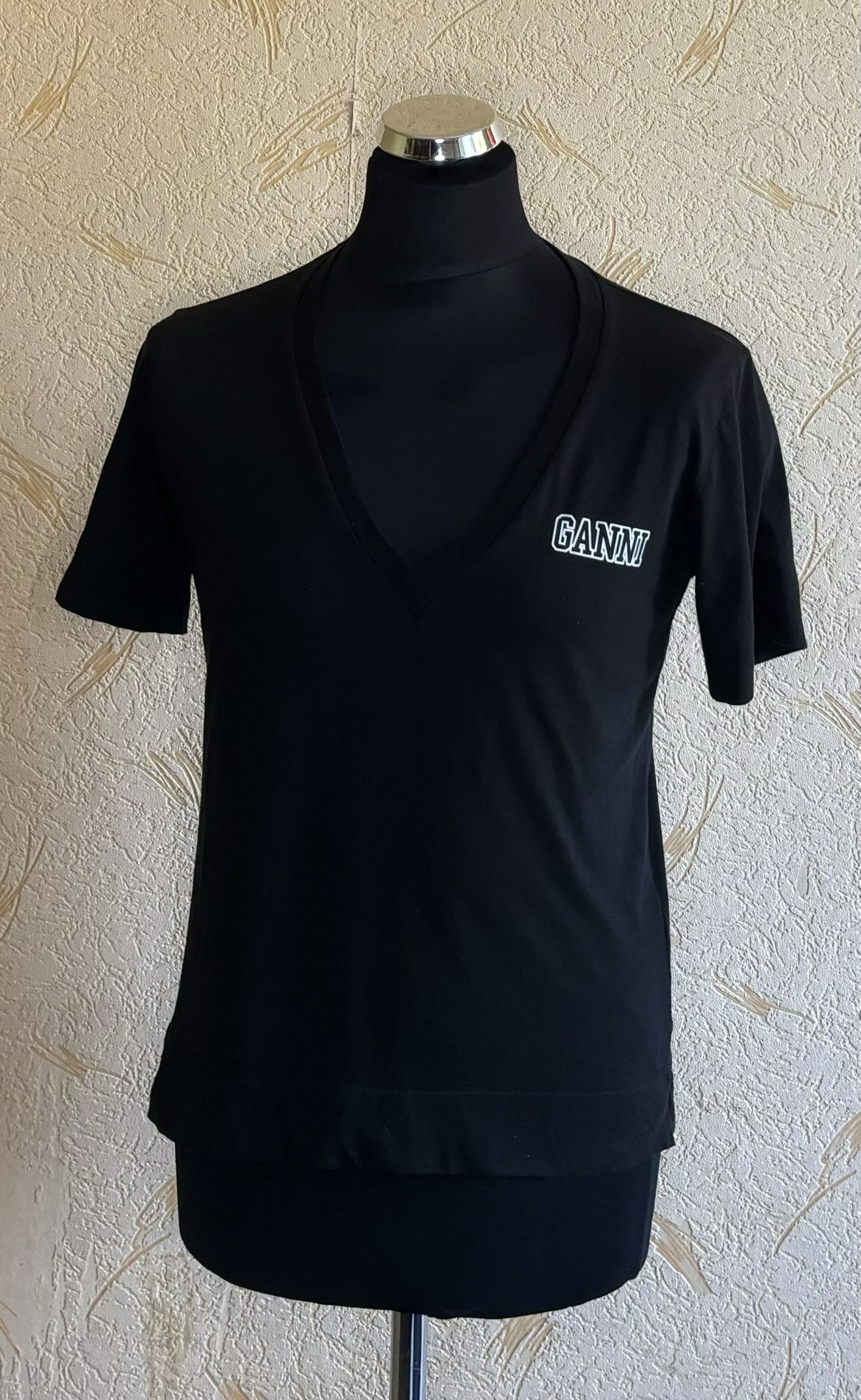 Ganni Ganni black T-shirt size. XS Size XS / US 0-2 / IT 36-38 - 1 Thumbnail