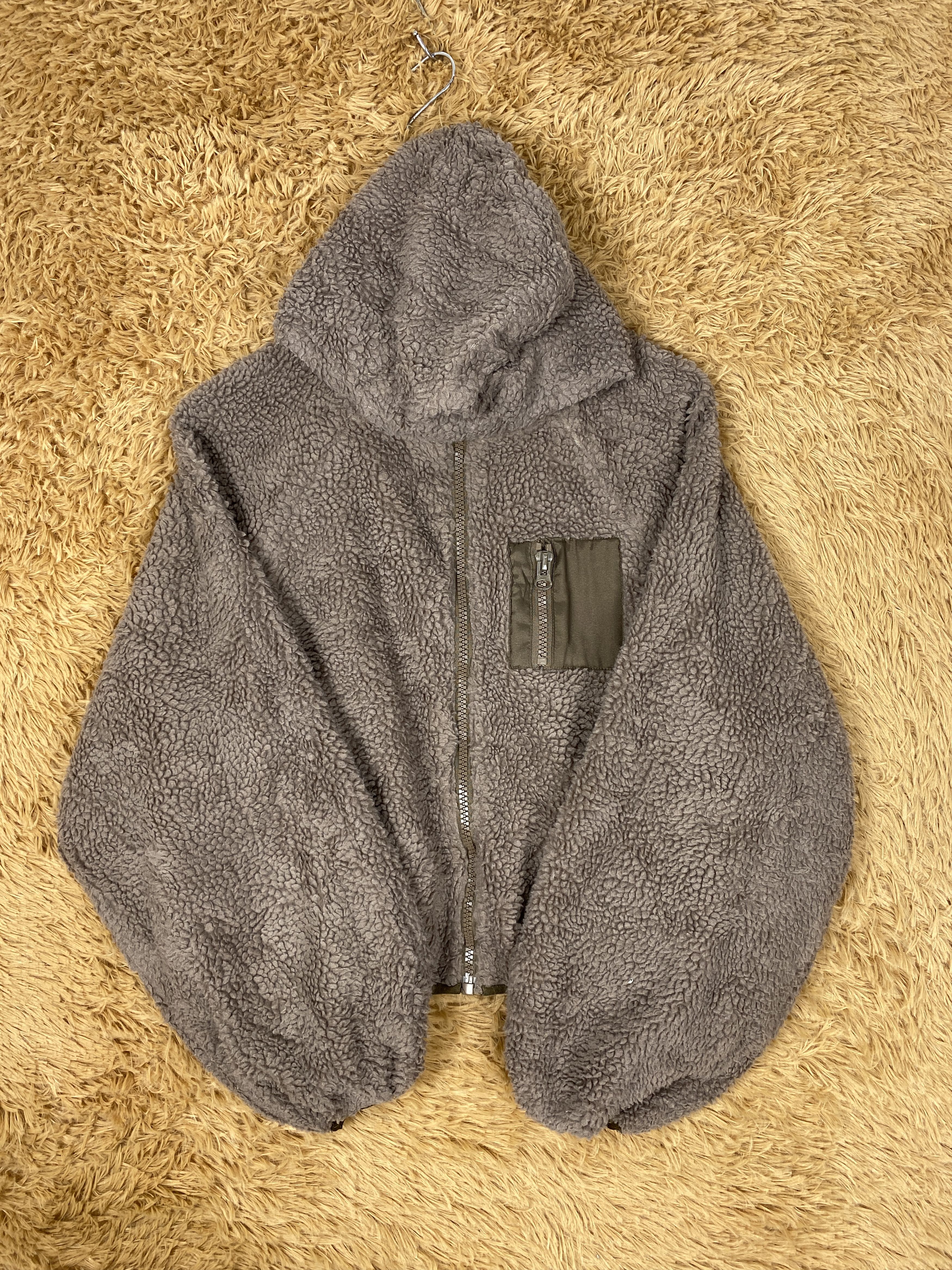 Japanese Brand × Vintage Vintage Apres Jour Sherpa Hoodie Jacket Size ONE SIZE - 4 Thumbnail