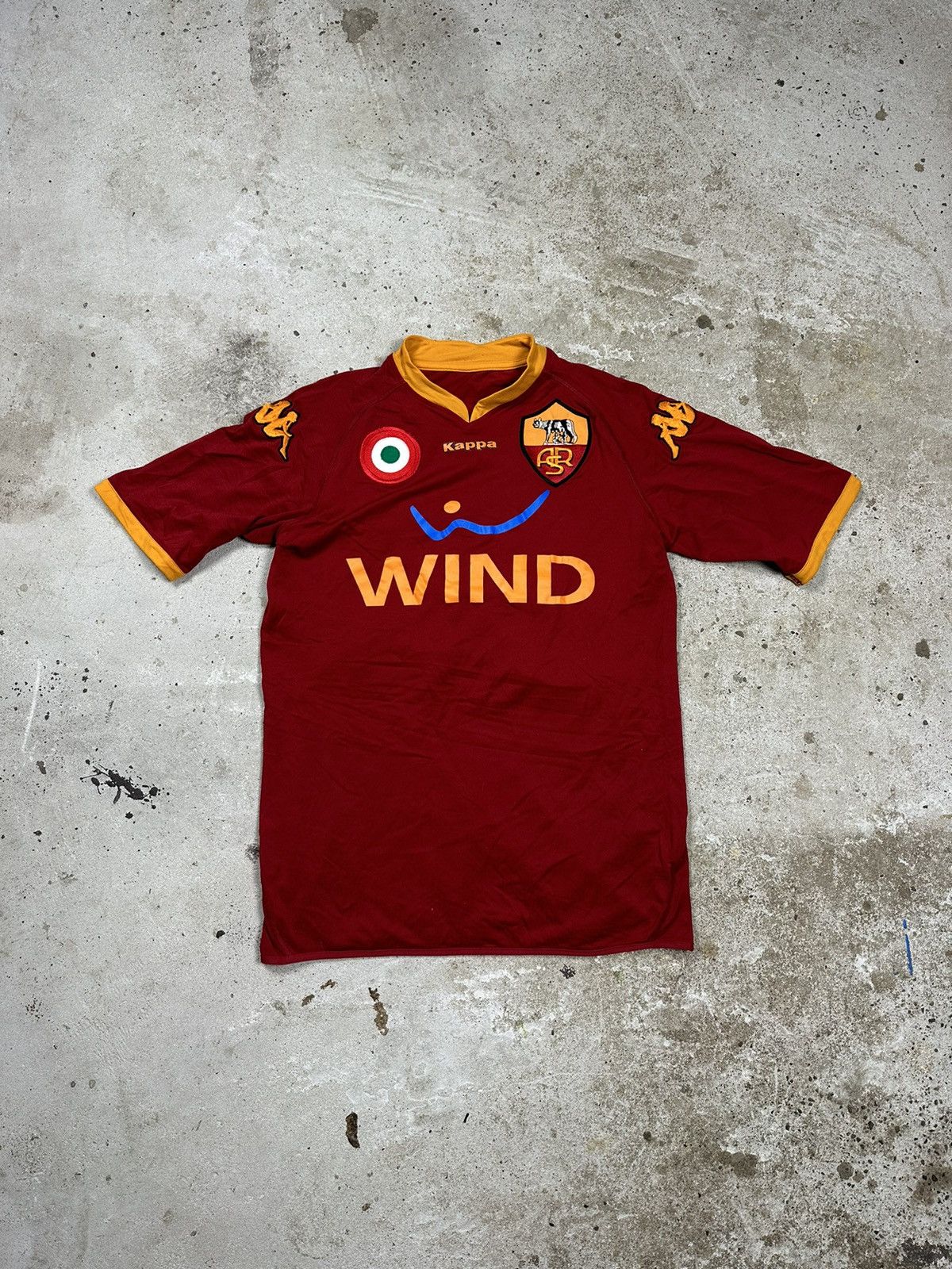 Kappa × Vintage ‼️ Kappa x AS Roma 2007/2008 Home Jersey Mancini #30 Size US M / EU 48-50 / 2 - 1 Thumbnail