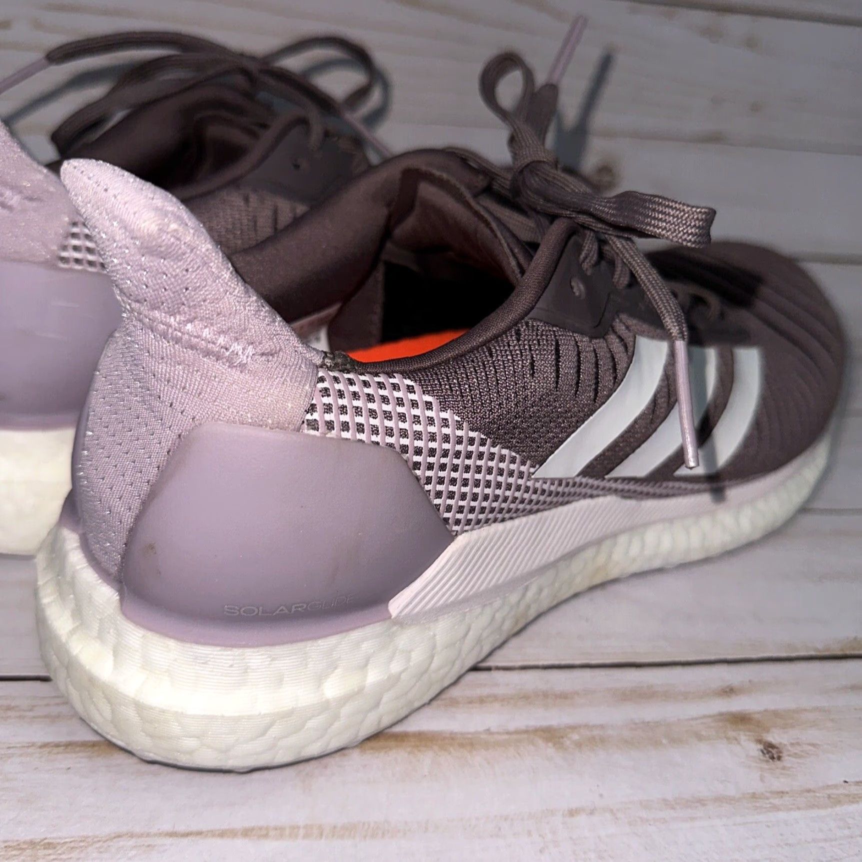 Adidas ADIDAS Solar Glide 19 Boost Sneakers Women Sz 9 Purple Athletic Running G28412 Size US 9 / IT 39 - 4 Thumbnail