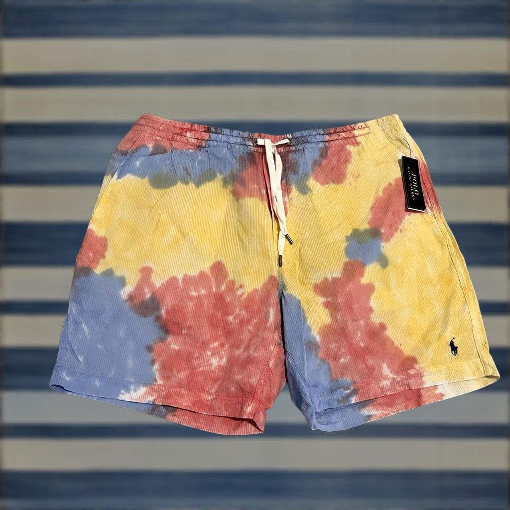 Polo Ralph Lauren Polo Ralph Lauren Mainstreet Tie Dye Pony Shorts Mens 2XL NWT Multicolor Casual 38" Waist XXL Pony Logo Shirt? Size US XXL / EU 58 / 5 - 1 Thumbnail