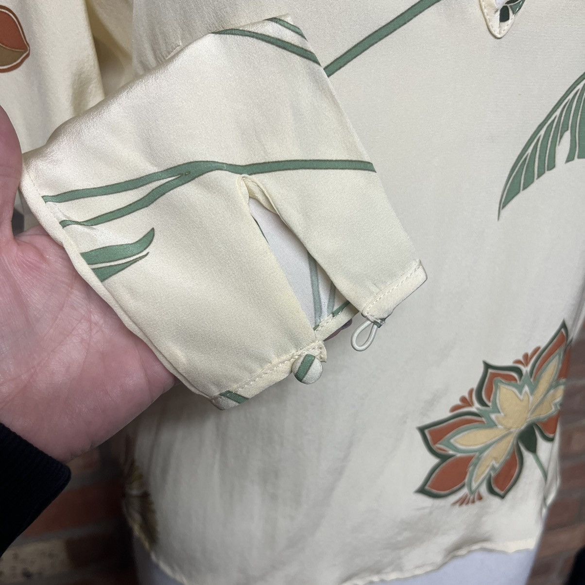 Other Johanna Ortiz Cheerful Midnight Puffed Sleeve Silk Blouse Size XS / US 0-2 / IT 36-38 - 3 Thumbnail