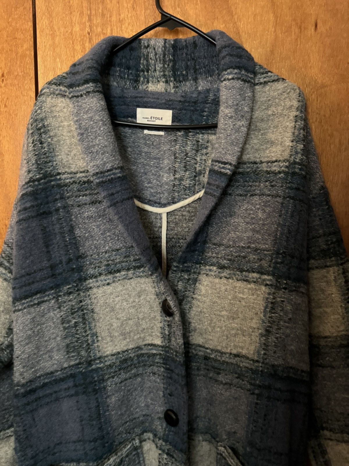Isabel Marant Isabel Marant Pastel Blue Plaid Coat Size XS / US 0-2 / IT 36-38 - 2 Thumbnail