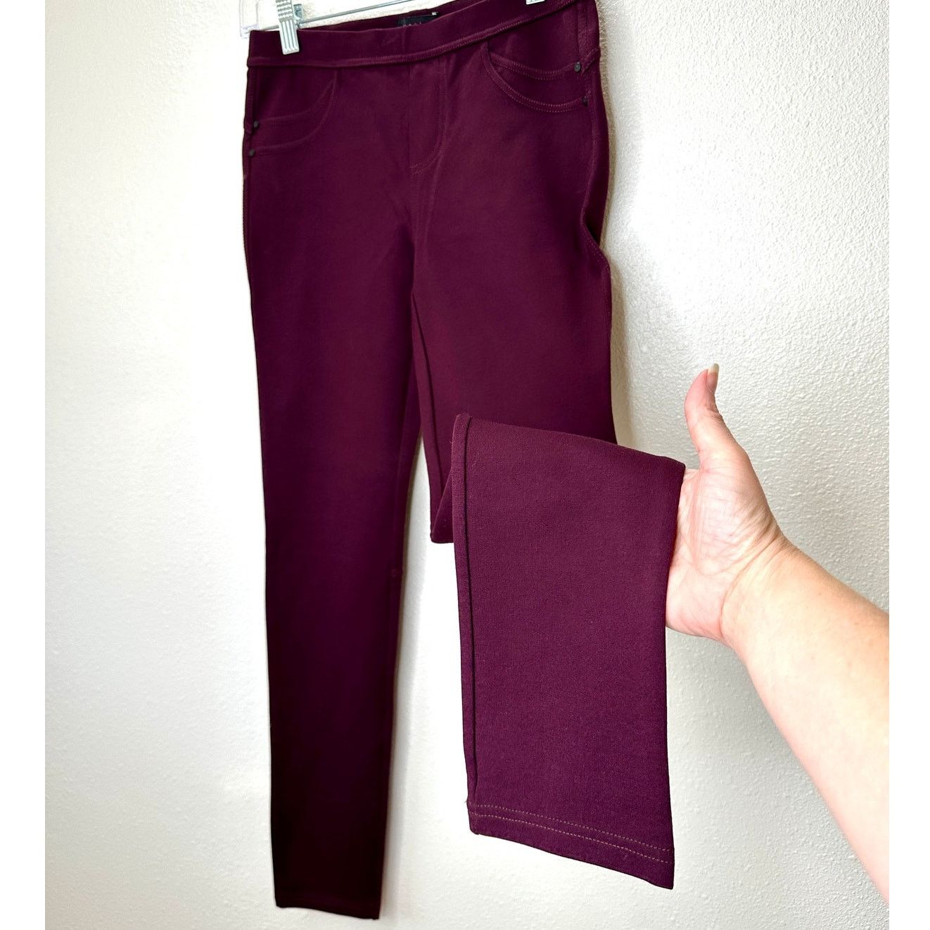 Sanctuary Sanctuary Eggplant Purple Pull On Jegging Legging Small Size 27" / US 4 / IT 40 - 1 Thumbnail