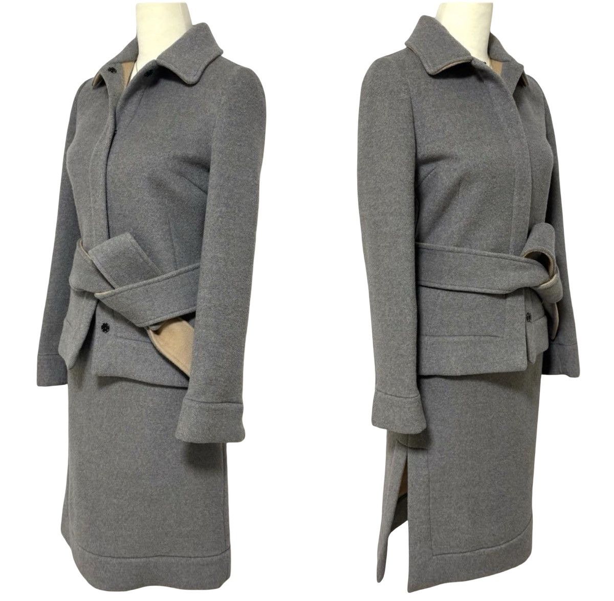 Dolce & Gabbana Dolce & Gabbana Archive Double-Face Wool Skirt Suit Set Size 38S - 2 Thumbnail