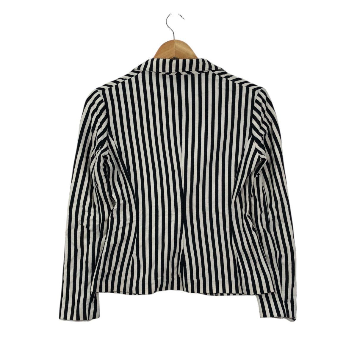 Polo Ralph Lauren × Vintage Vintage POLO Rl By RALPH LAUREN Stripe Office Blazer Coat Size XS / US 0-2 / IT 36-38 - 4 Thumbnail
