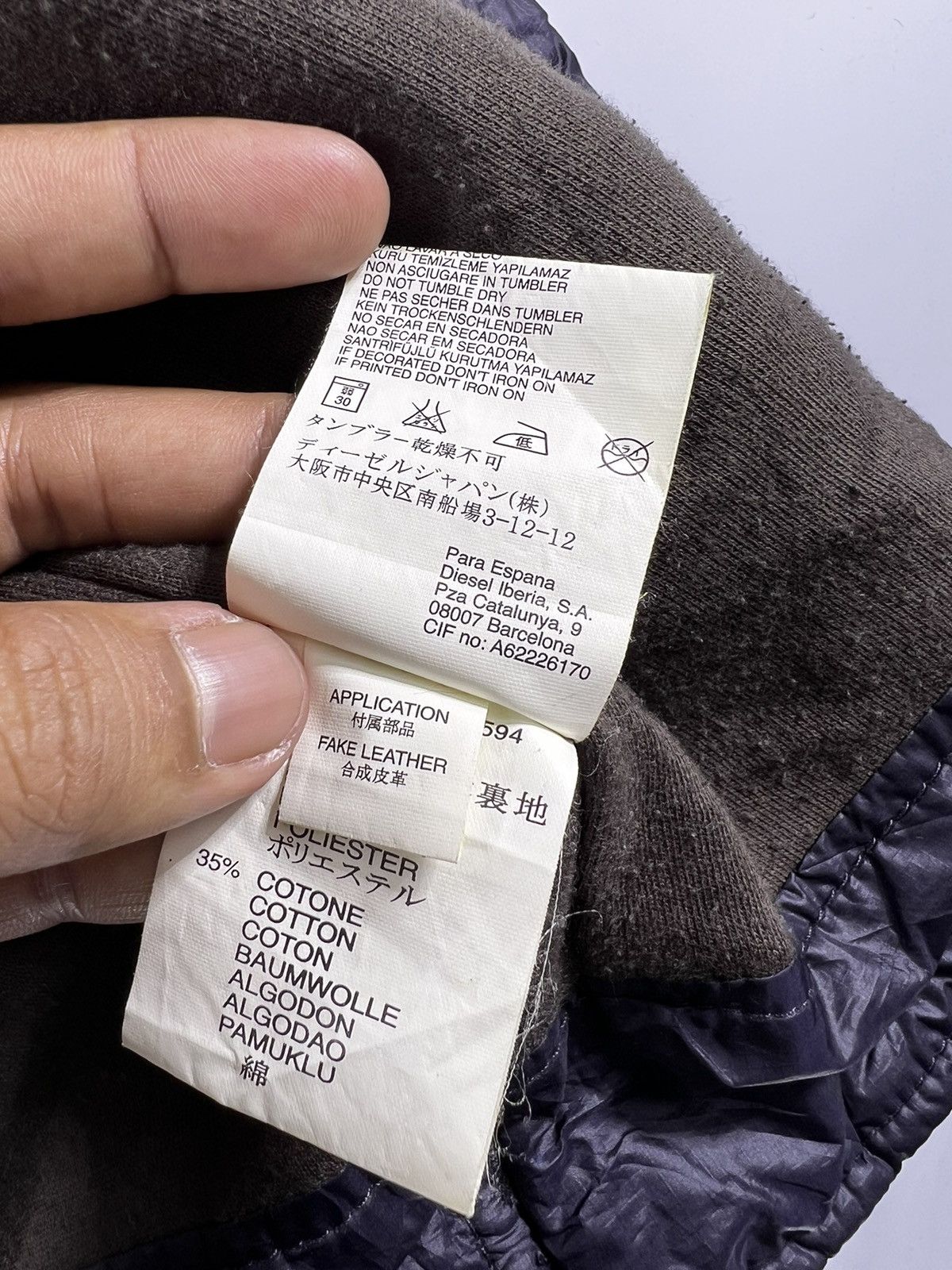 Diesel 🔥 Diesel Light Zipper Jacket - M Size US M / EU 48-50 / 2 - 14 Thumbnail