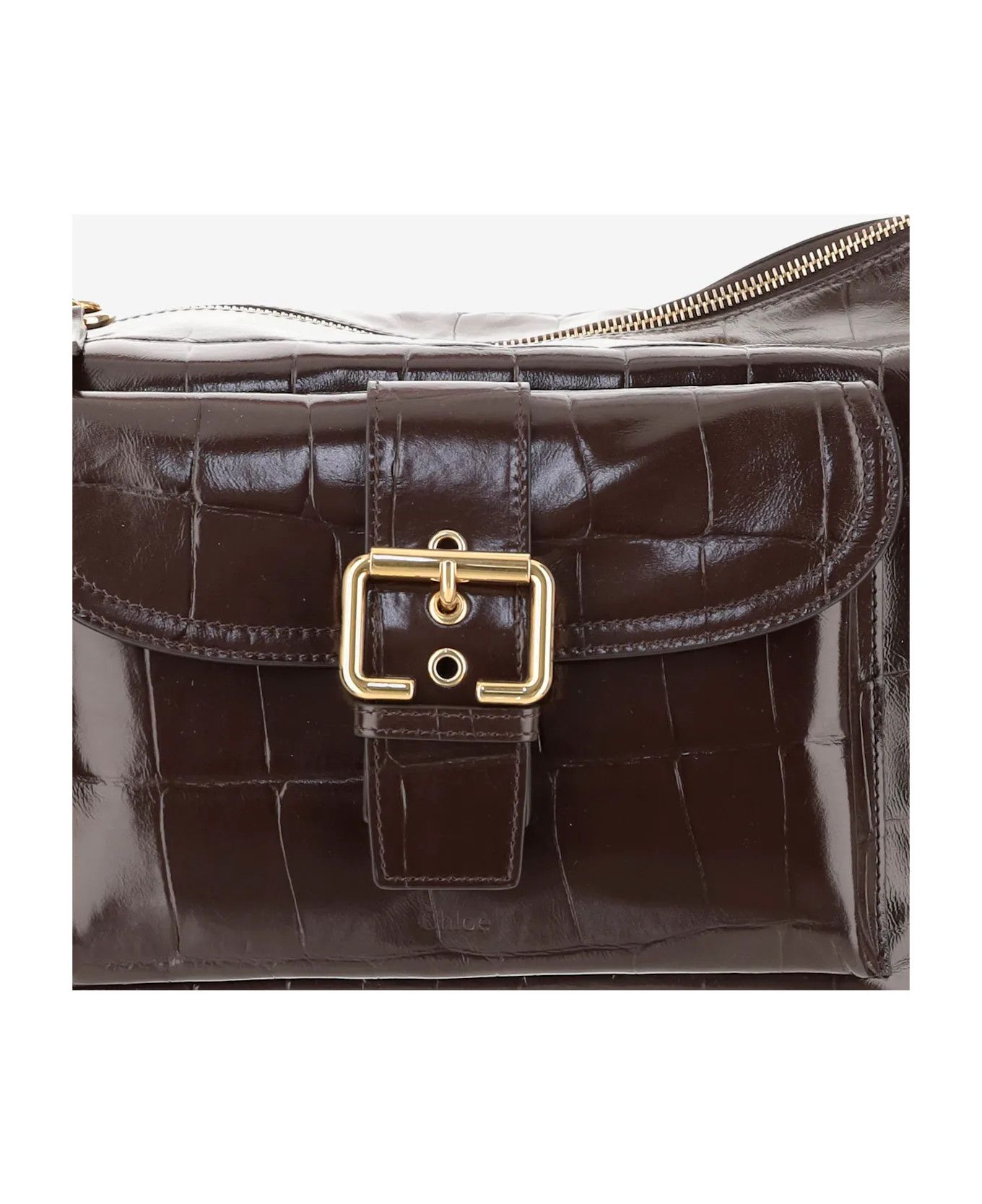 Chloe o1loc1c10126 Size: OS / Medium Double Carry Bag in Brown Size ONE SIZE - 4 Thumbnail