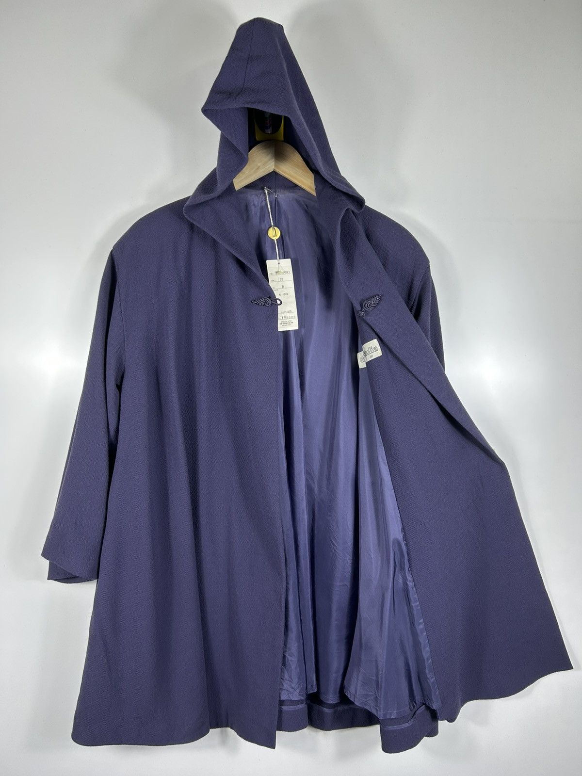 Designer × Japanese Brand × Vintage ⚡️Vintage Designer Gracile Nadia Hooded Loose Jacket Size XS / US 0-2 / IT 36-38 - 9 Thumbnail