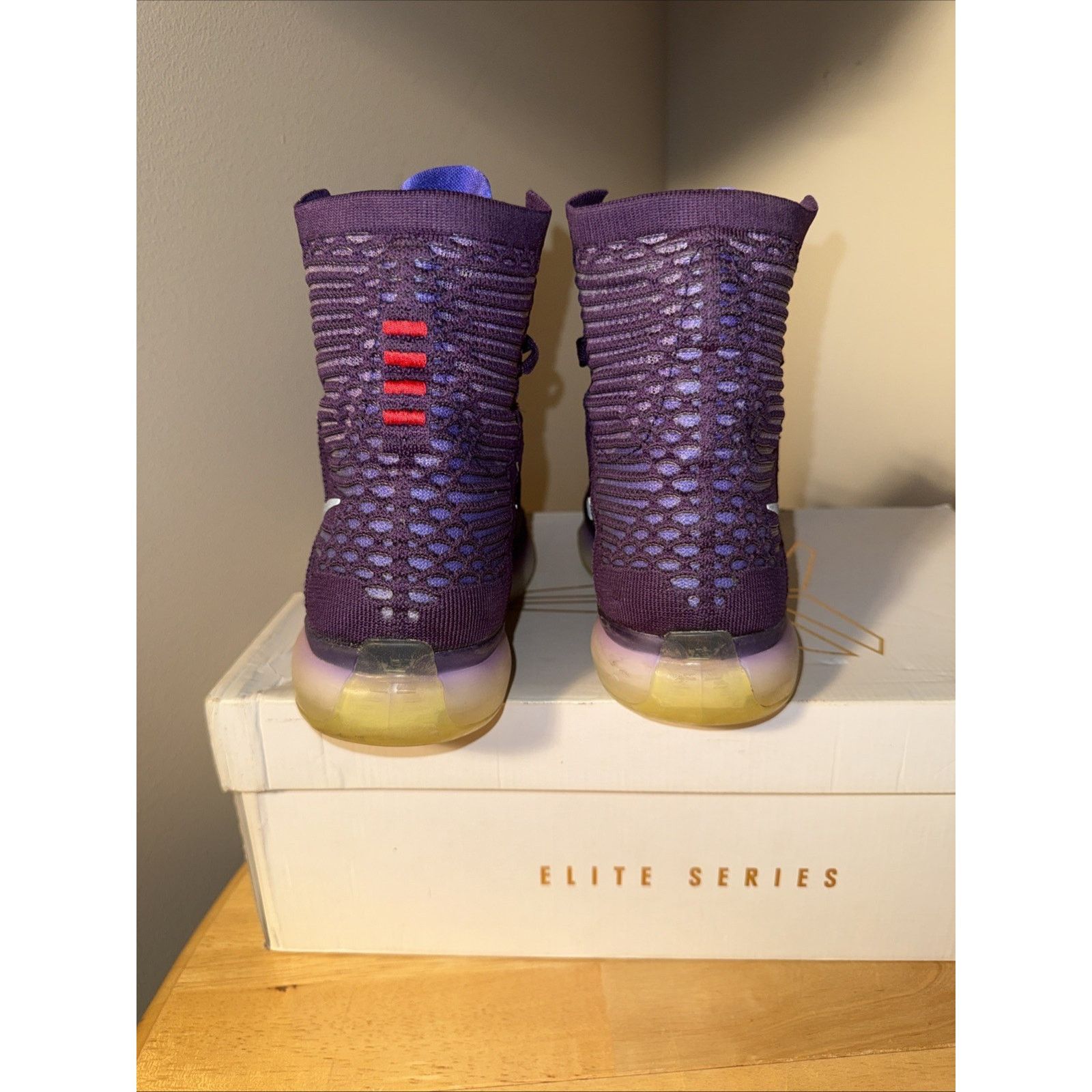 Nike Kobe X ELITE GRND Purple/RFLCT Slvr-prsn VLT Size 10.5 Size US 8.5 / EU 41-42 - 4 Thumbnail