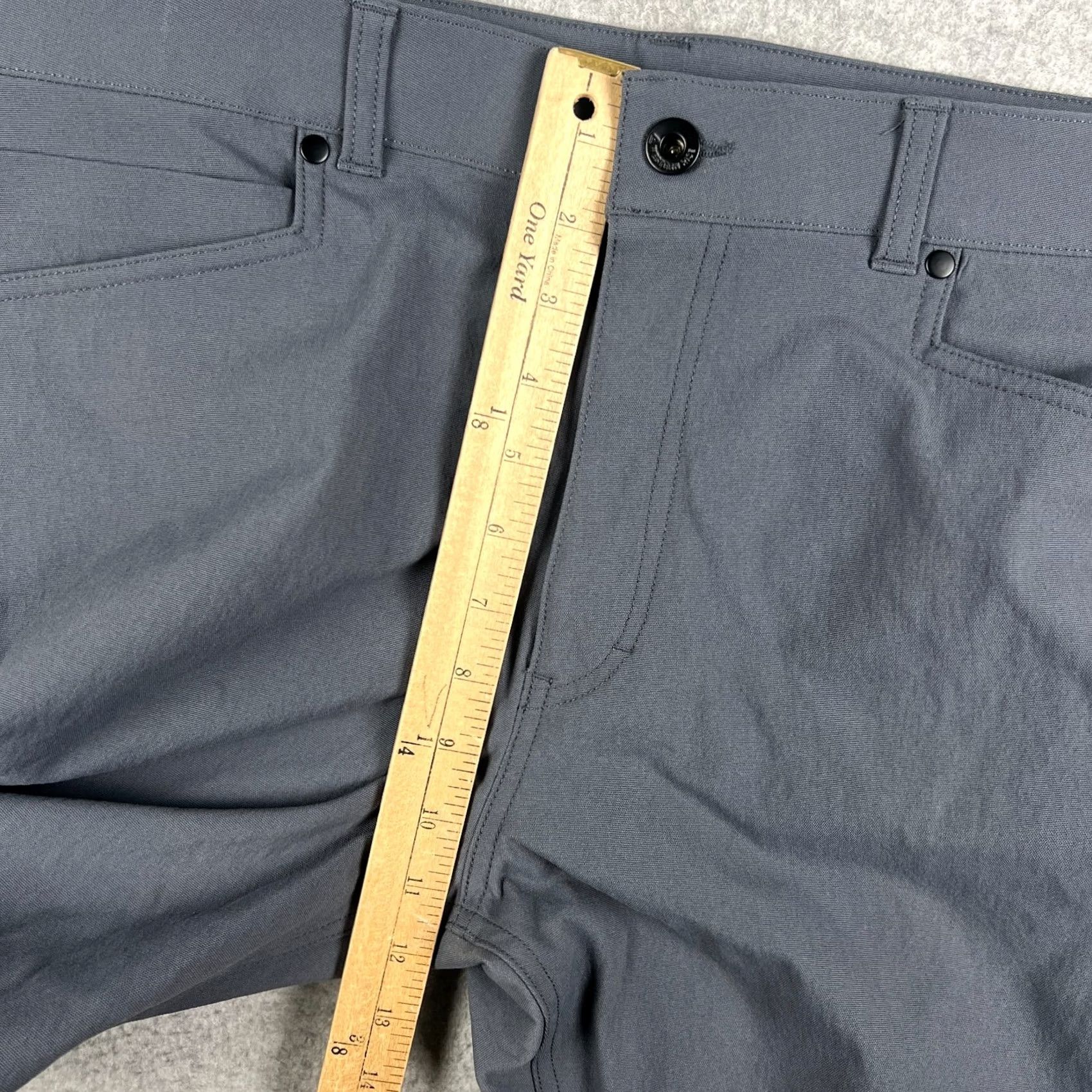 Vintage Western Rise AT Pants Mens 36x28 Grey Stretch Tech Chino Hiking Outdoors Size US 36 / EU 52 - 6 Thumbnail