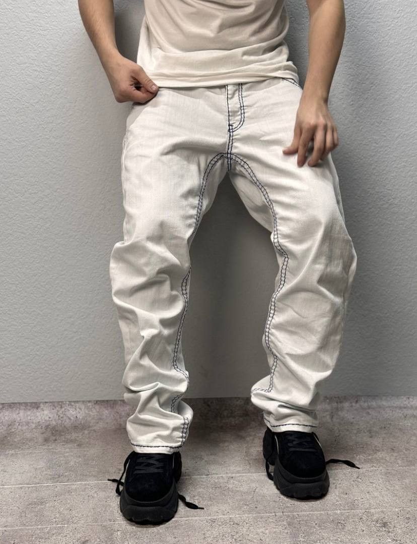 Japanese Brand × Vintage Vintage Ed Hardy Style Christian Audigier Wings Pants Size US 32 / EU 48 - 1 Thumbnail