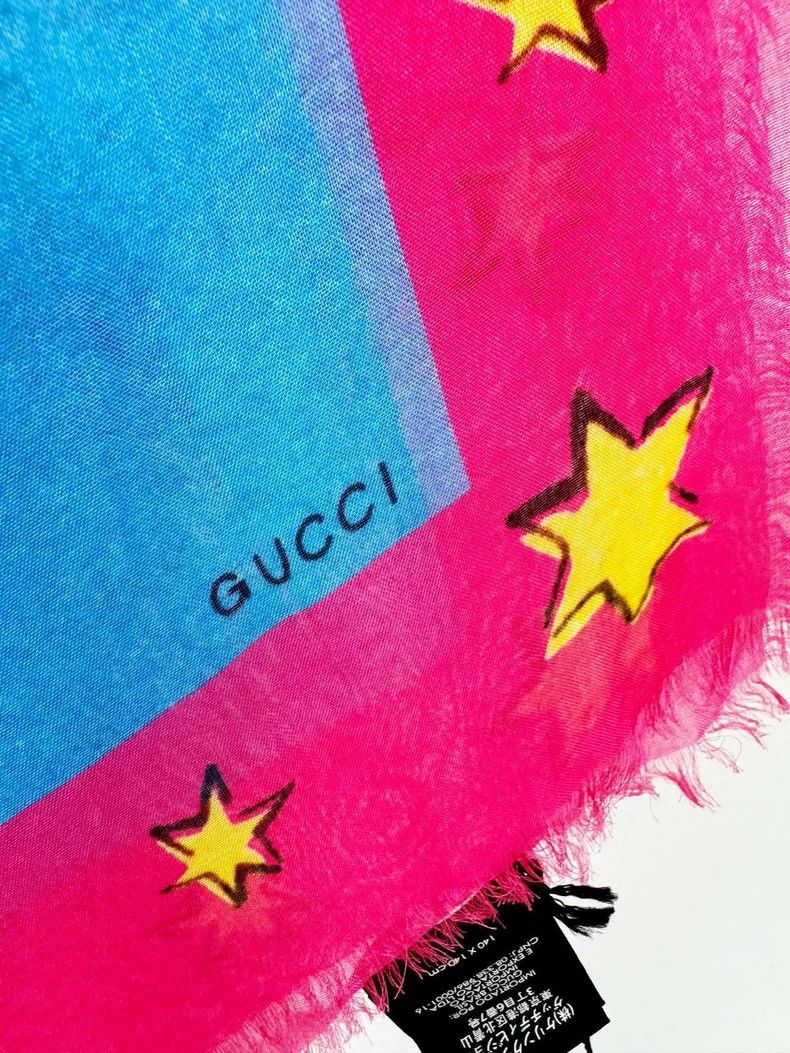 Gucci Gucci Scarf 140cm*140 2502-Nextarrow Size ONE SIZE - 2 Thumbnail