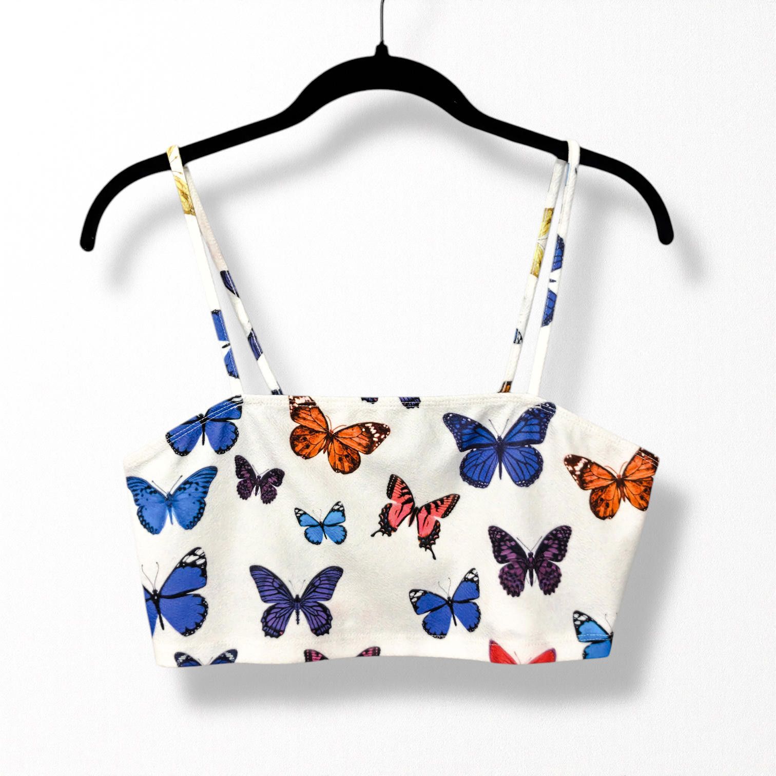 Shein SHEIN Butterfly Print Crop Top Size S / US 4 / IT 40 - 2 Thumbnail
