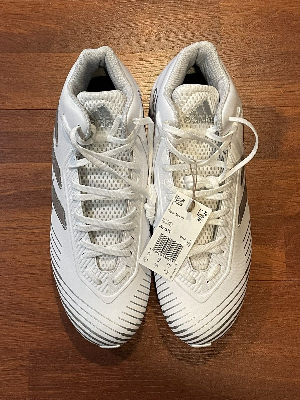 Adidas Adidas Freak MD ‘White Metallic Silver’ (size mens 10.5) Size US 10.5 / EU 43-44 - 3 Thumbnail