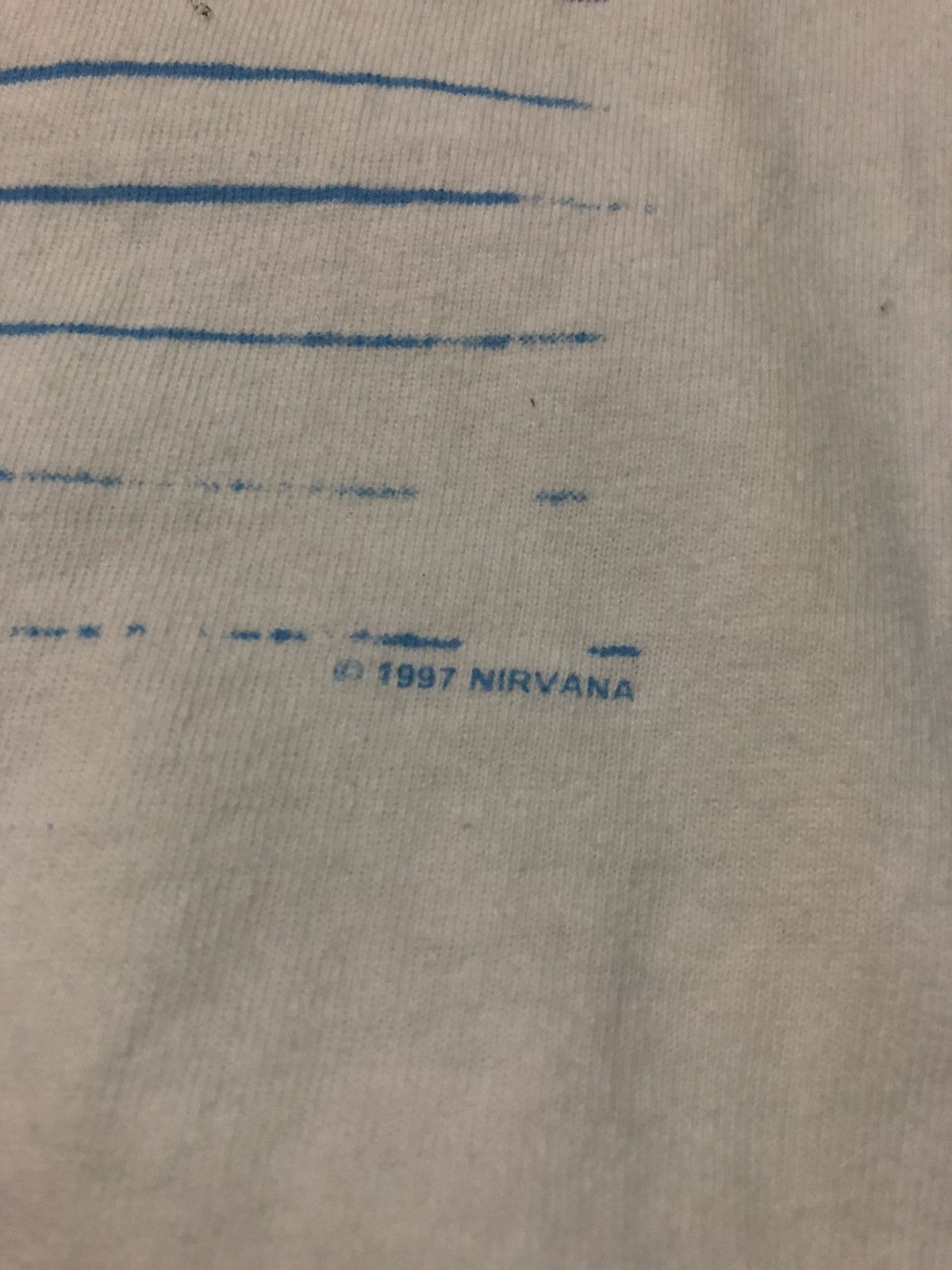 Band Tees × Nirvana × Vintage Vintage 90s Nirvana Notebook Tshirt Size US S / EU 44-46 / 1 - 4 Thumbnail