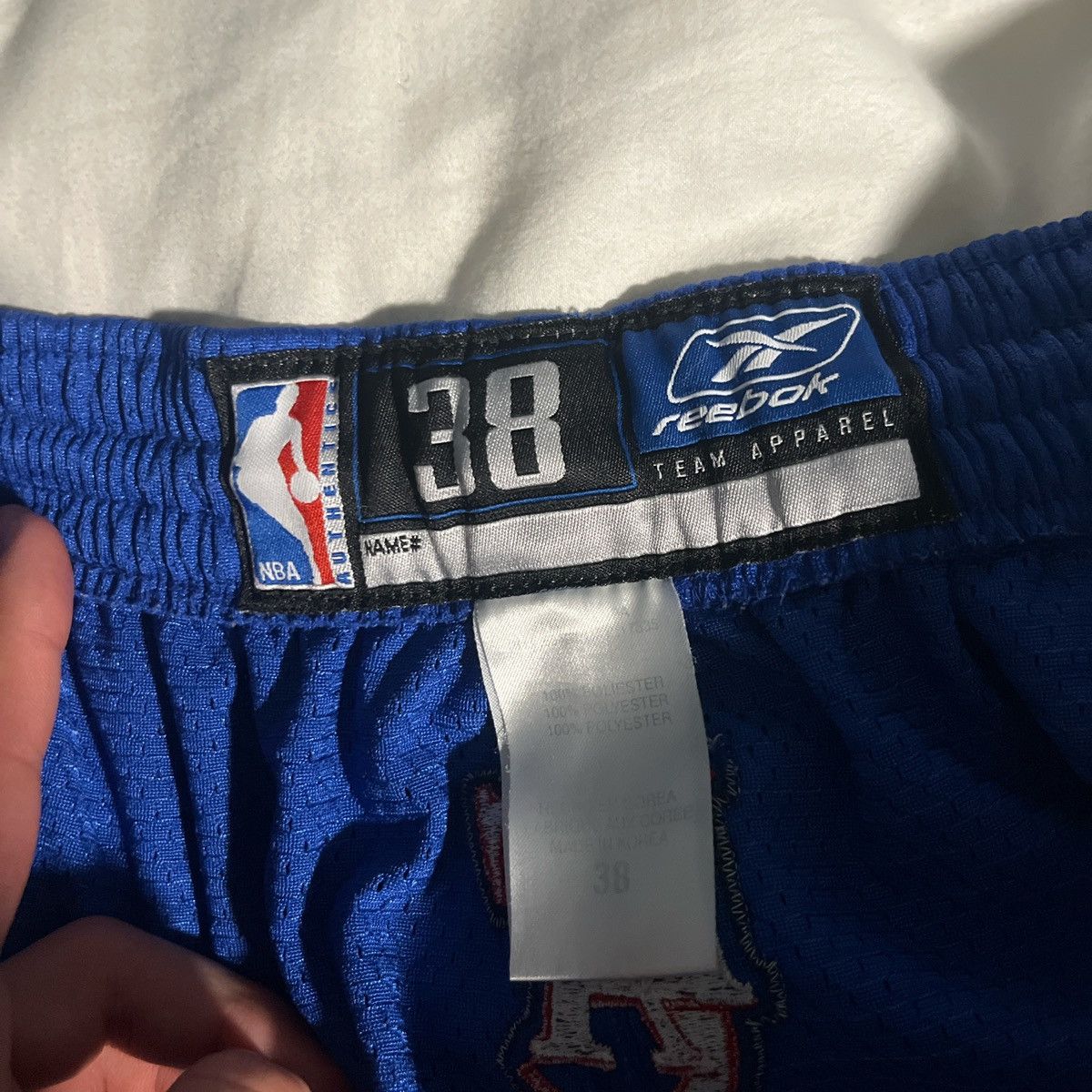 NBA × Reebok × Vintage LA clippers official game shorts (1994) Size US 38 / EU 54 - 5 Thumbnail