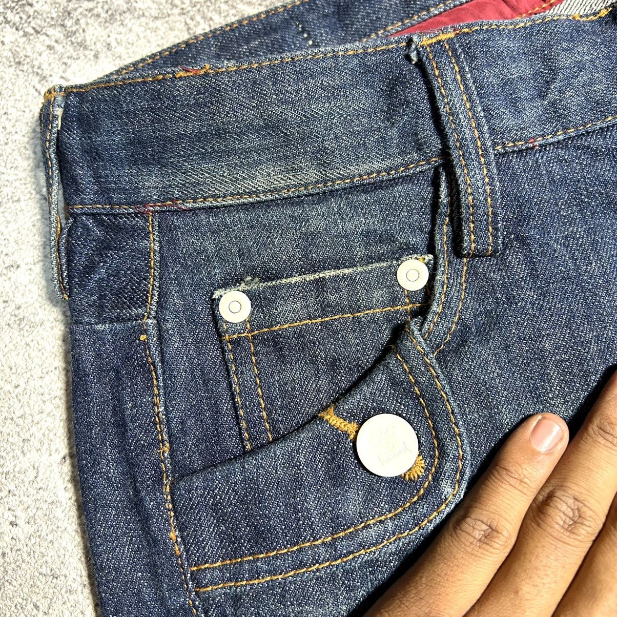 Japanese Brand Vintage Denim Flared Hummel Size US 29 - 5 Thumbnail
