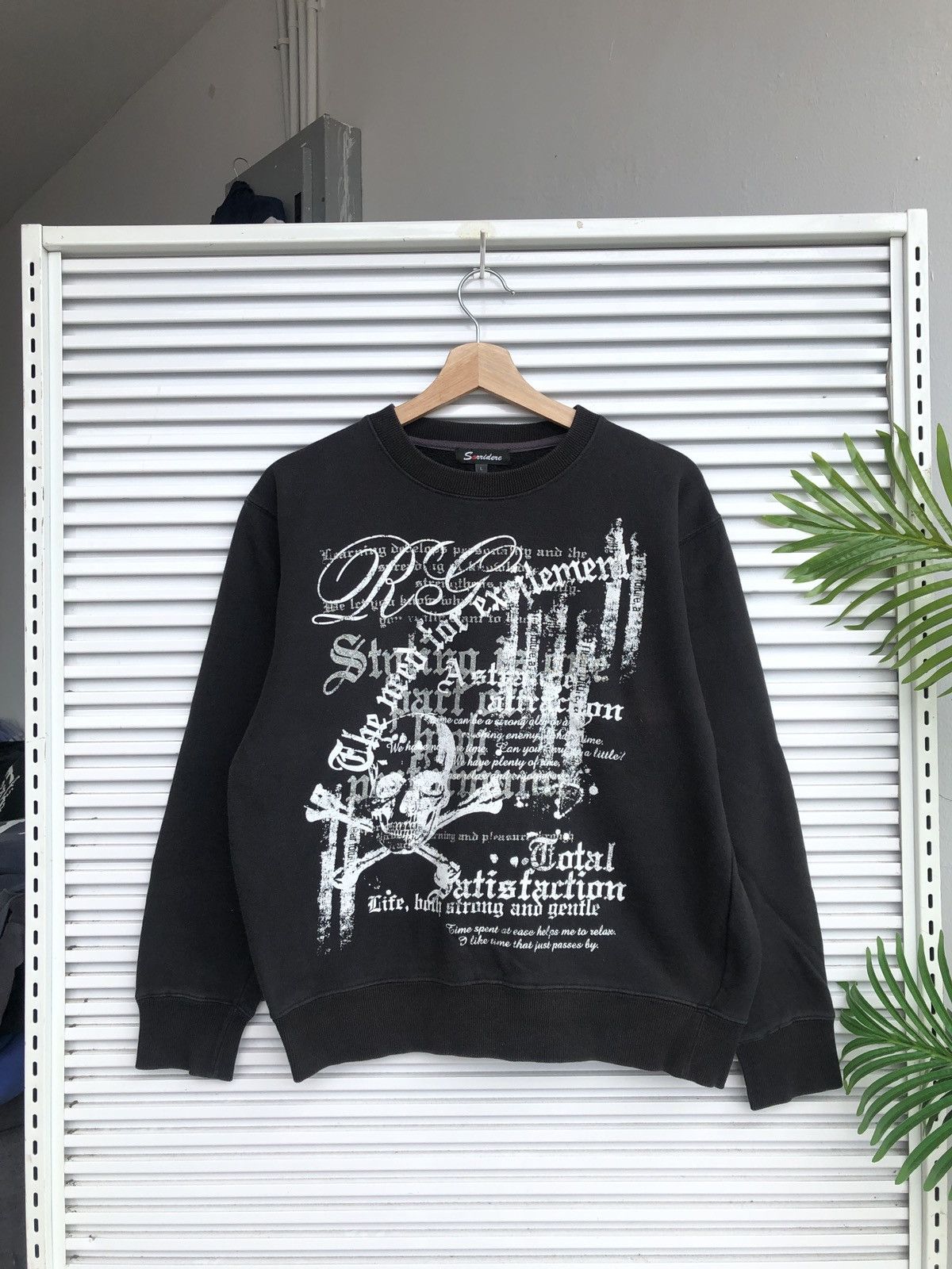 In The Attic Vintage Sorridere Skulls Crewneck Travis Flacko Scott Size US L / EU 52-54 / 3 - 1 Thumbnail