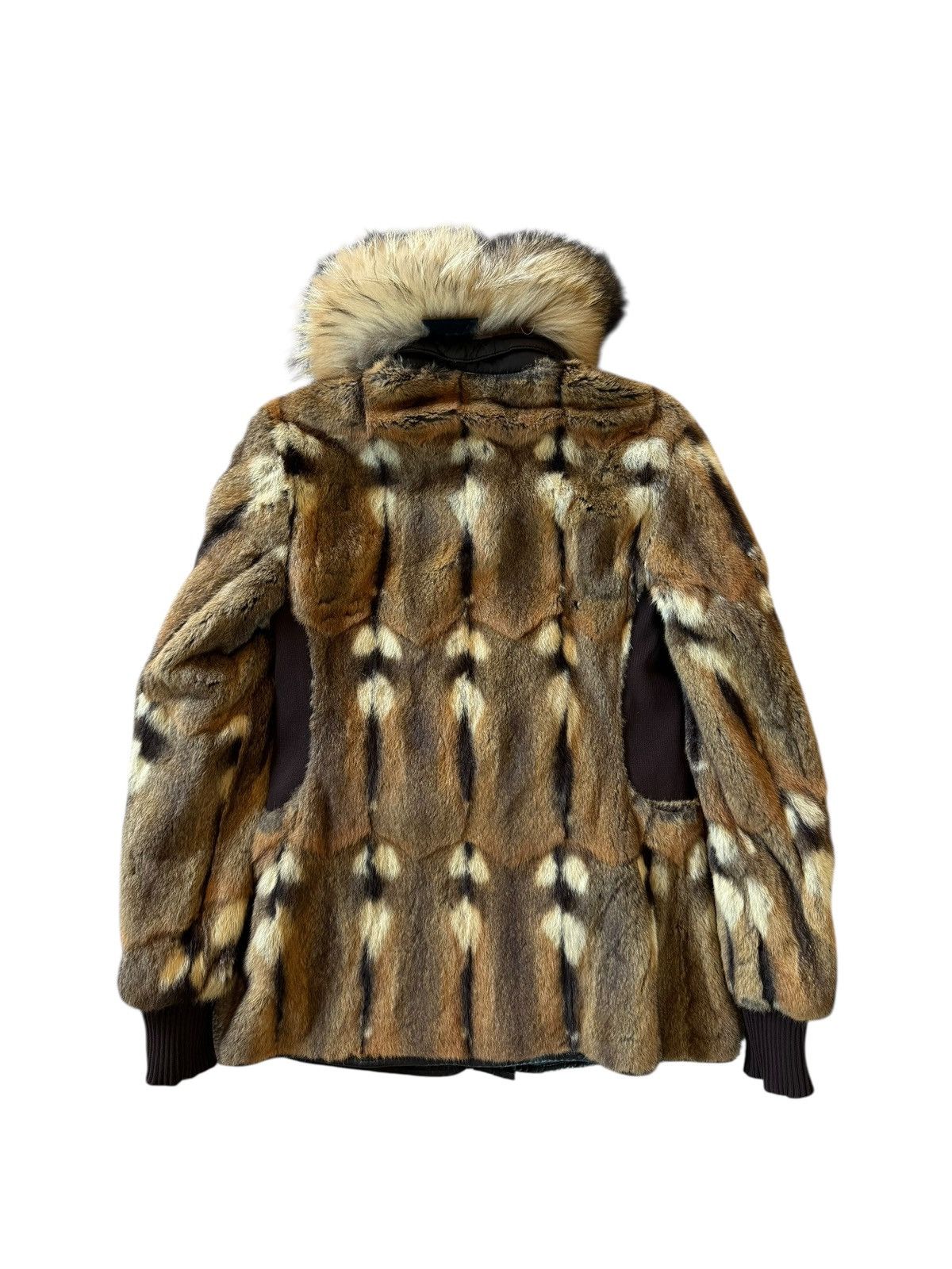 Prada HAMSTER FUR REVERSIBLE SKI JACKET WITH RACCOON COLLAR Size M / US 6-8 / IT 42-44 - 2 Thumbnail