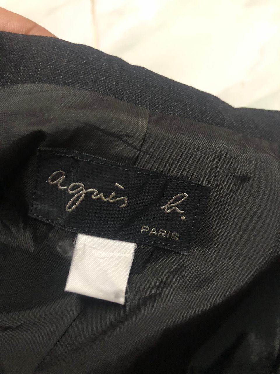 agnes b. Agnes.B Double Breasted Black Blazer Size S / US 4 / IT 40 - 8 Thumbnail