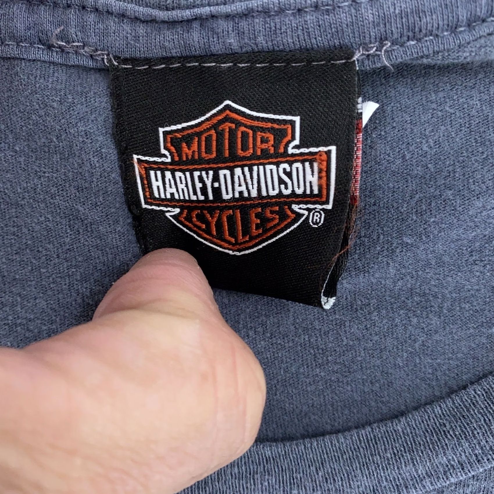 Harley Davidson Harley-Davidson T-Shirt Mens XL Gray Baltimore Maryland Skull Biker Tee Size US XL / EU 56 / 4 - 7 Thumbnail