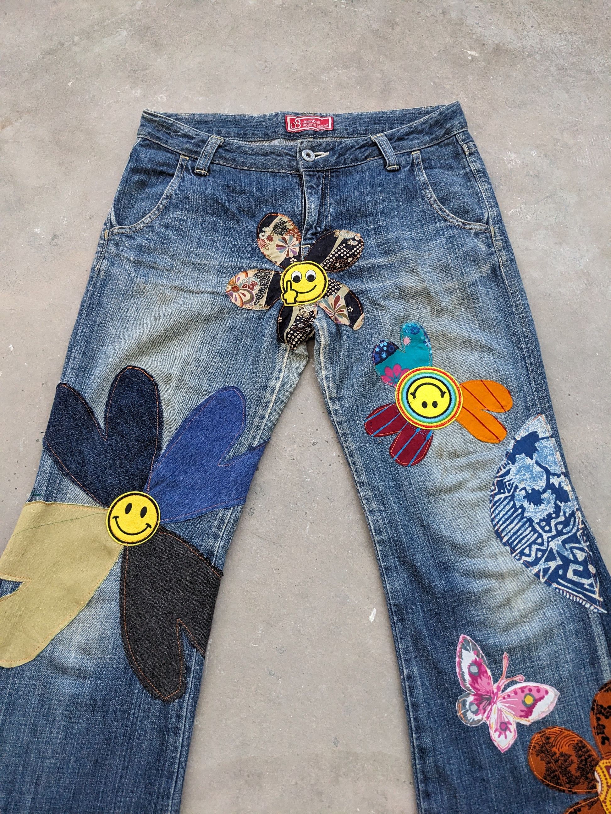 Vintage Vintage Flared Jeans Hippie Bootcut John Bull Size 30" / US 8 / IT 44 - 6 Thumbnail