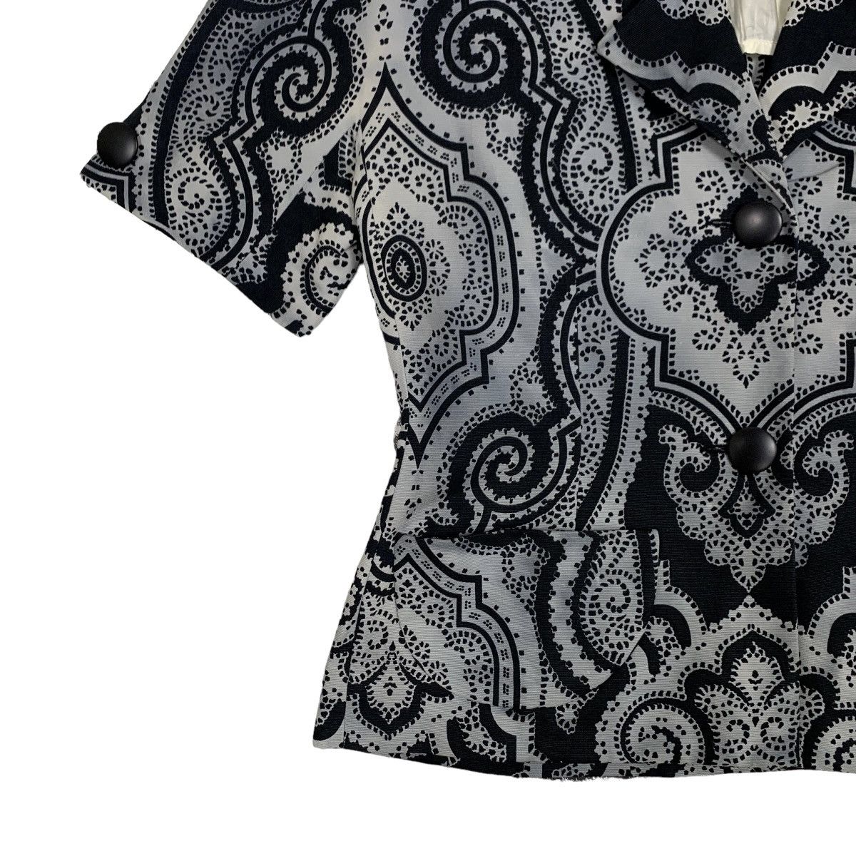 Celine Celine Paris Paisley Printed Women Button Up Blouse Shirt Size S / US 4 / IT 40 - 5 Thumbnail