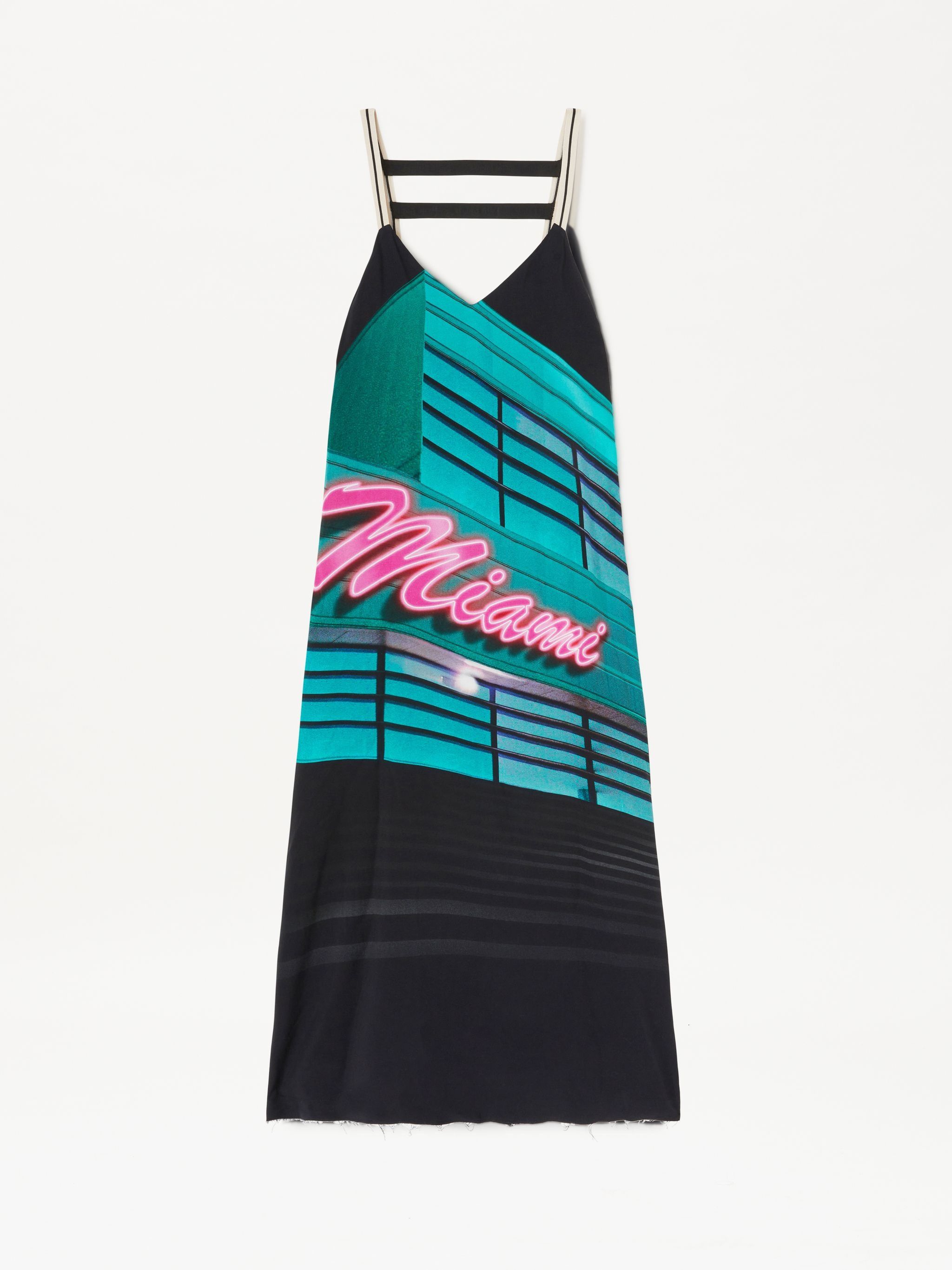 Palm Angels o1y1125 Midi Dress in Multicolor Size XS / US 0-2 / IT 36-38 - 1 Thumbnail