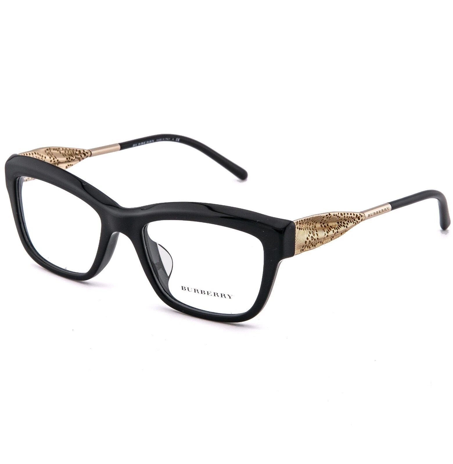 Burberry BURBERRY 2211 BE2211 Gabardine Lace Black Optical Frame Size ONE SIZE - 8 Thumbnail