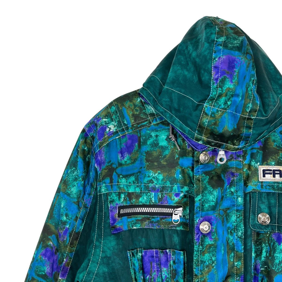 Japanese Brand 🔥 FABLICE ACID JAZZ COLOR THINSULATE SKI ASTRO JACKET Size US M / EU 48-50 / 2 - 7 Thumbnail