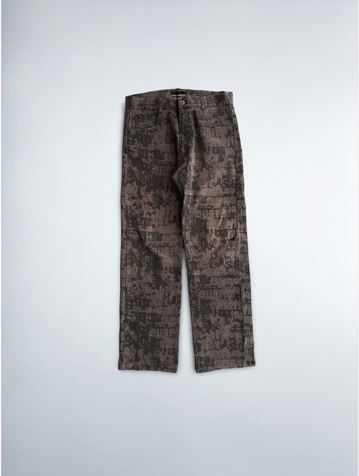 image of In The Attic - Printed Pants in Brown, Men's (Size 30)