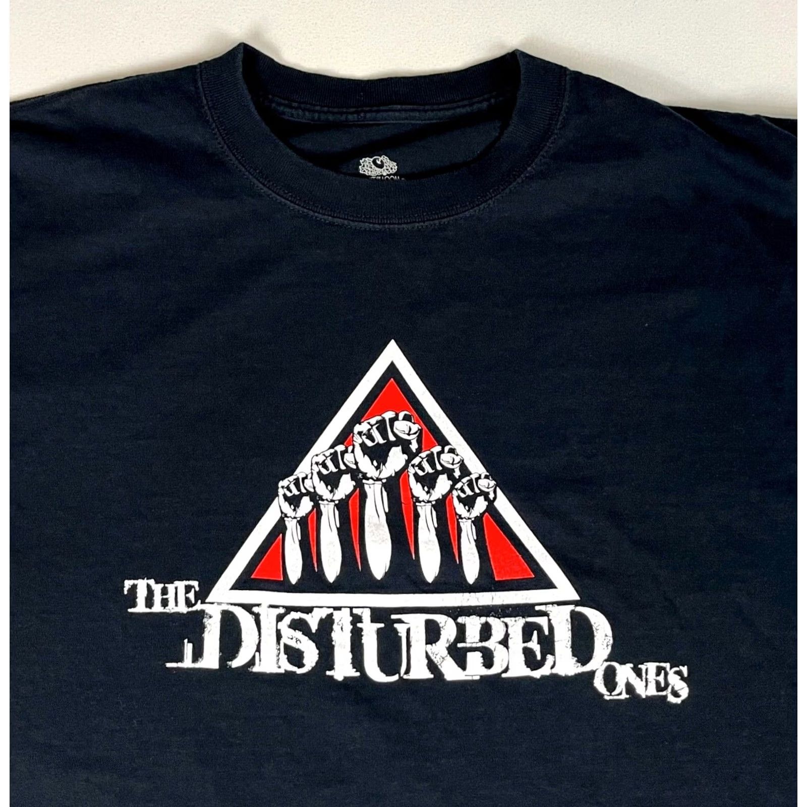 Fruit Of The Loom Disturbed The Disturbed Ones 10,000 Fists Fan Club T-Shirt XL Black Cotton Fruit of the Loom Men Short Sleeve Crew Neck Band Graphic Print Size US XL / EU 56 / 4 - 3 Thumbnail